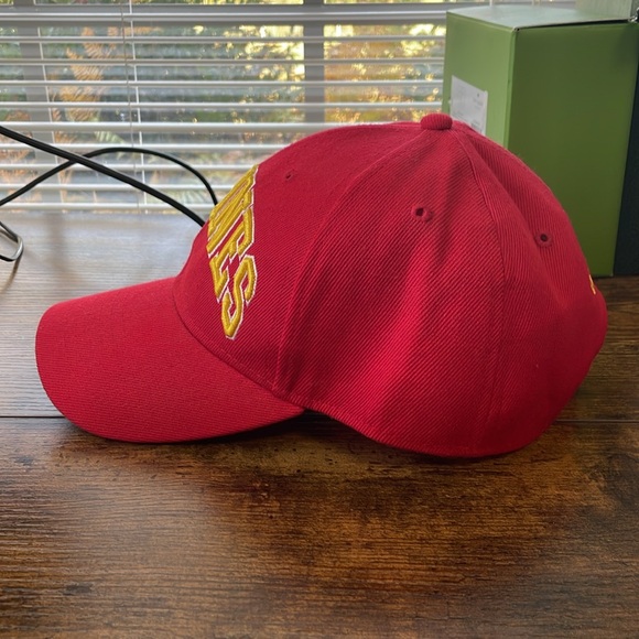 EUC Marines Corps  Embroidered Adjustable Cap Red (front & back detail) Ooh-Rah - Picture 2 of 8